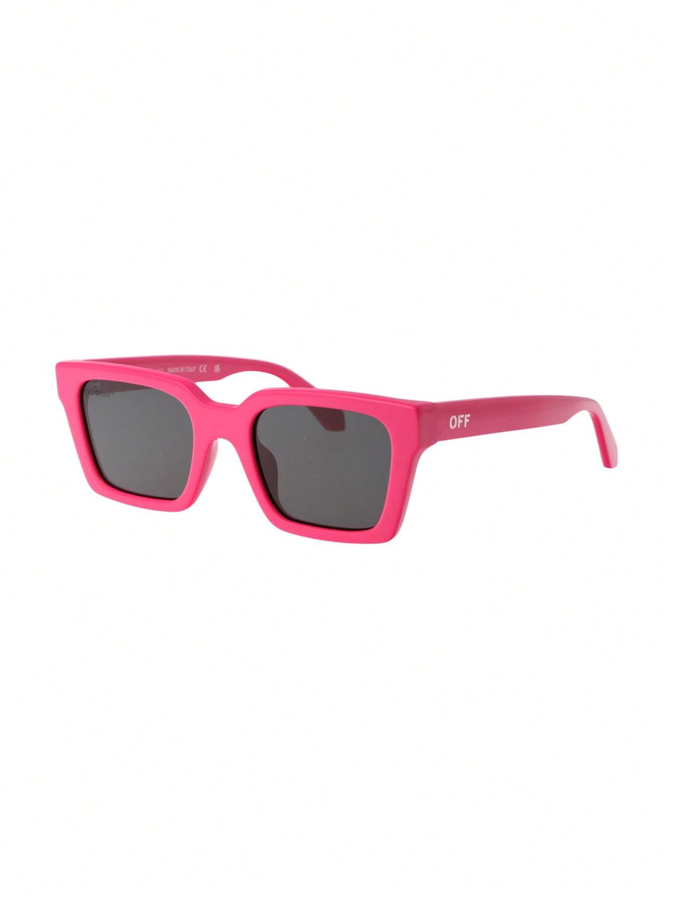 Мужские солнцезащитные очки Off-White РОЗОВЫЕ OERI086F23PLA0013207, розовый цена и фото