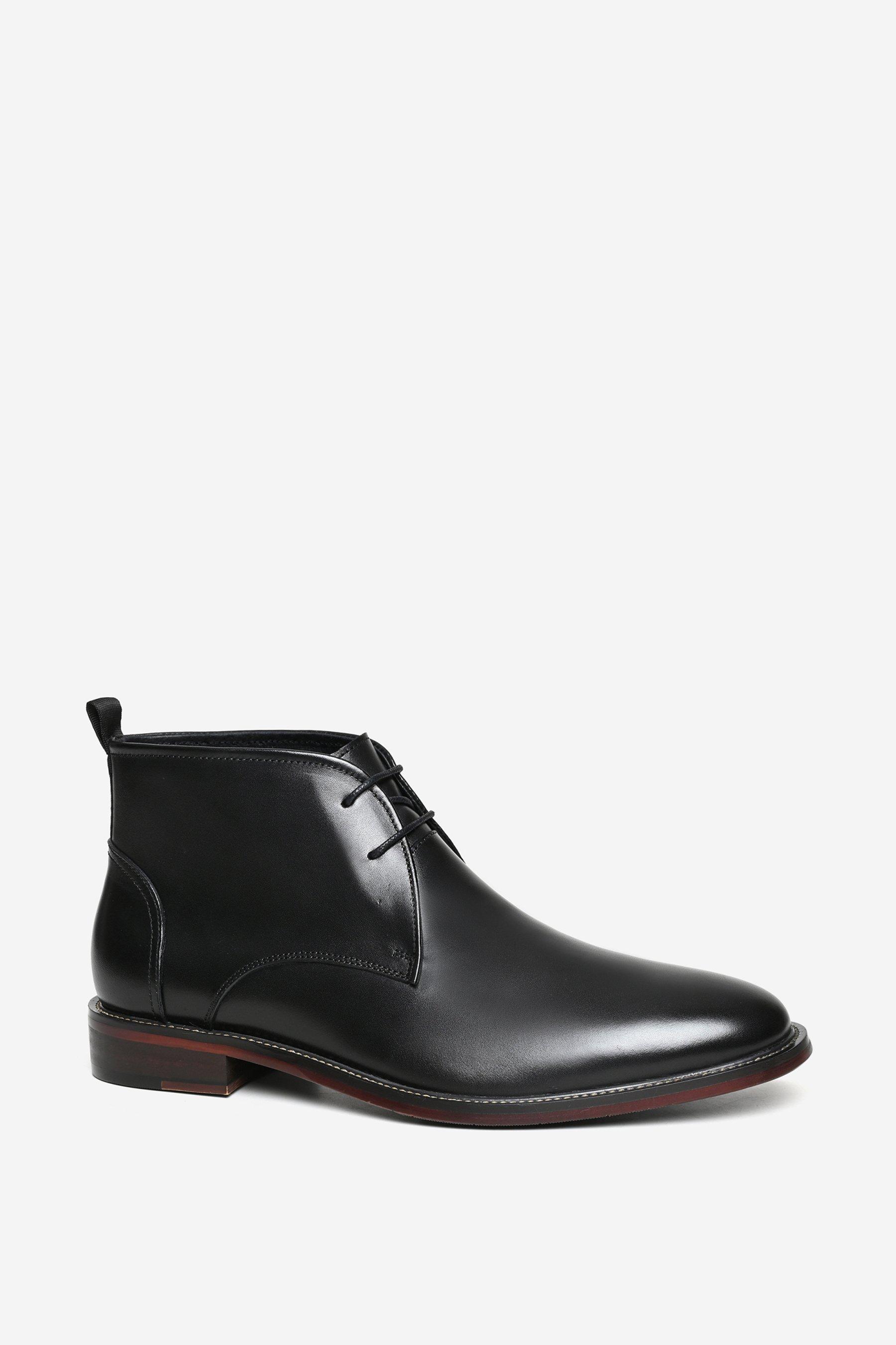 Кожаные ботинки дезерты премиум-класса Windsor Alexander Pace, черный
