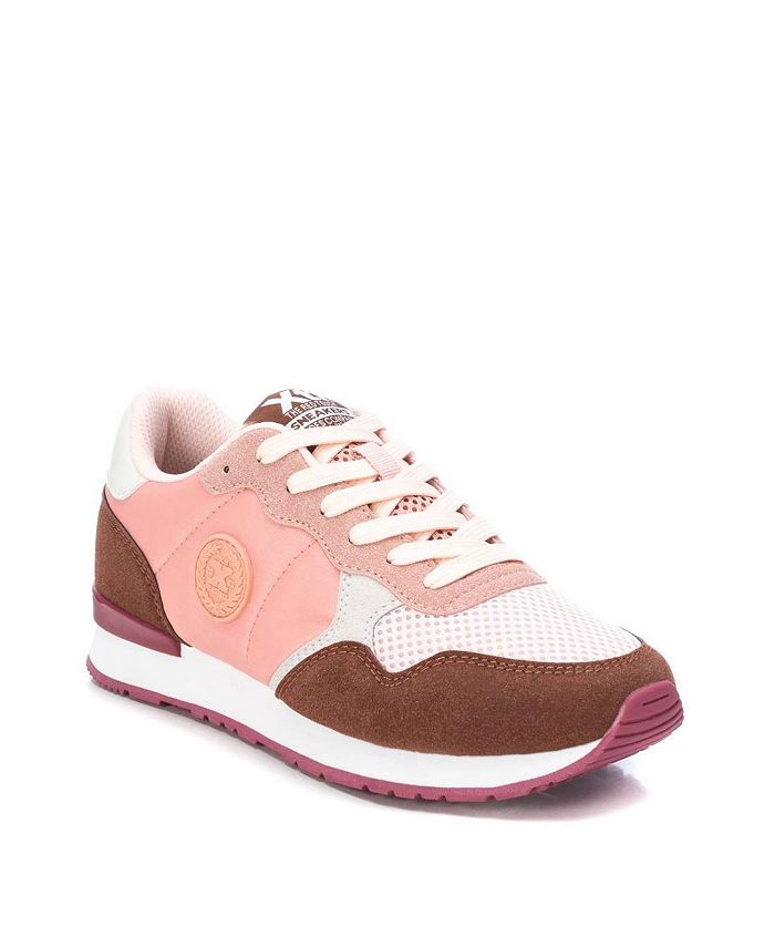 Женские кроссовки на шнуровке от XTI, цвет Light pink кроссовки xti zapatillas skate rosa