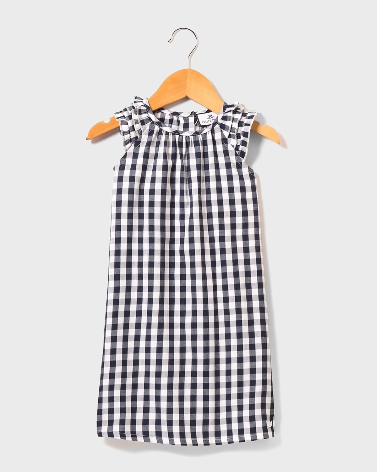 

Ночная рубашка Amelie в клетку, размер 6M-14 Petite Plume, цвет Navy Gingham