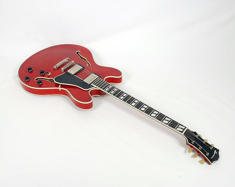 Электрогитара Eastman T59/V-RD Thinline Red Antique Varnish Finish #00390 @ LA Guitar Sales электрогитара eastman ar480ce sb john pisano 30th anniversary model 00349 la guitar sales