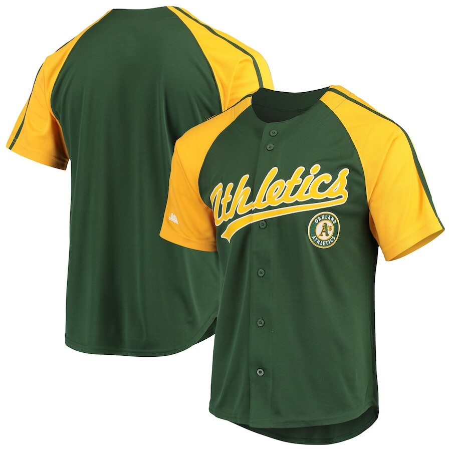 

Джерси Stitches Oakland Athletics, зеленый