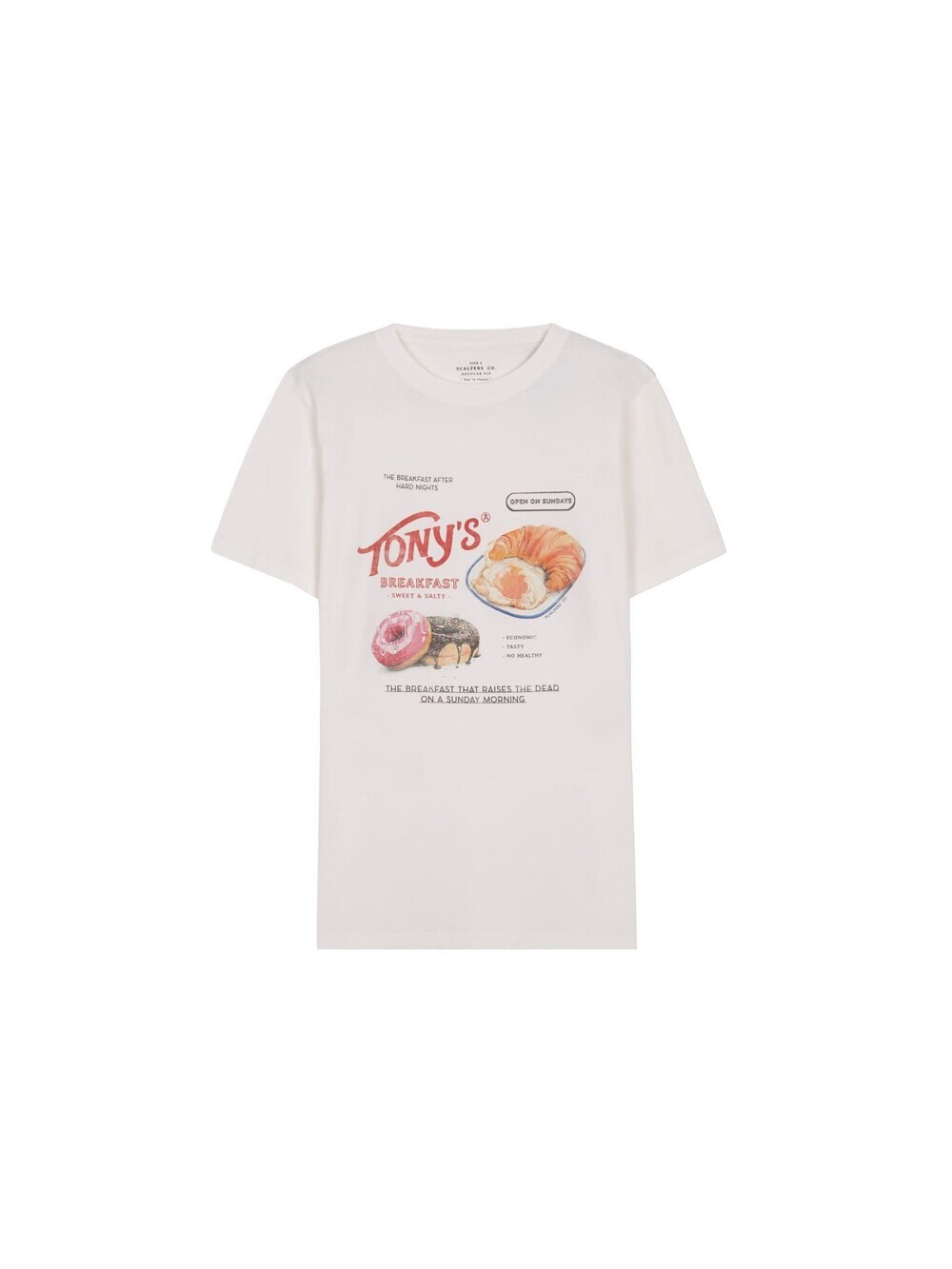 

Футболка Scalpers Tony Tee, белый