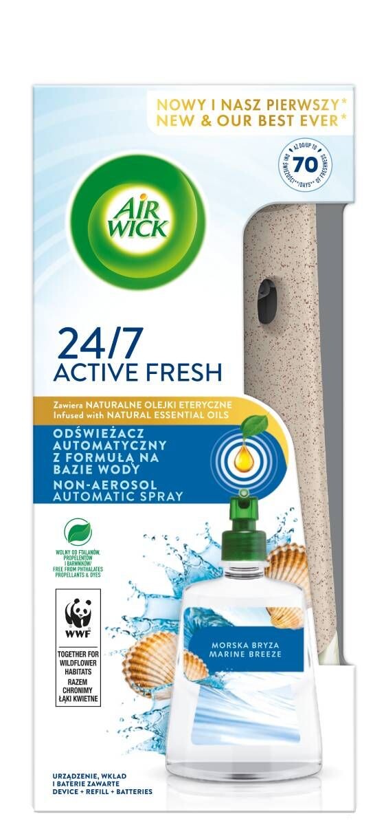 

Освежитель воздуха Air Wick Active Fresh Morska Bryza, 1 шт