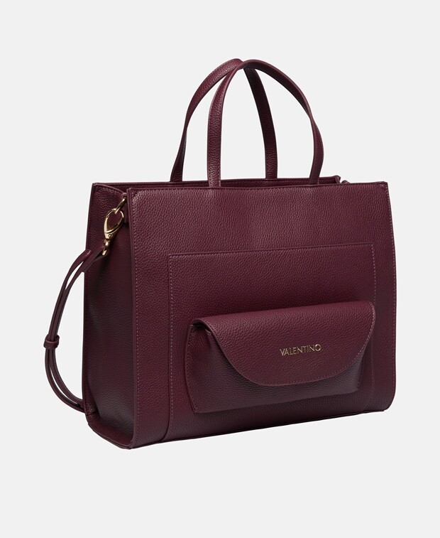 

Сумка шоппер VALENTINO, бордо