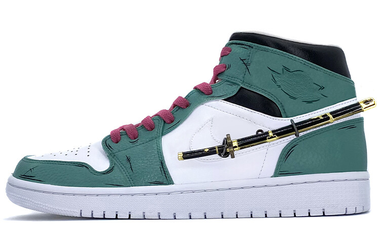 

Кроссовки Air Jordan 1 Mid Second Element Зеленый/Белый