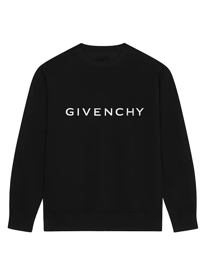 

Флисовая толстовка узкого кроя GIVENCHY Archetype Givenchy, черный