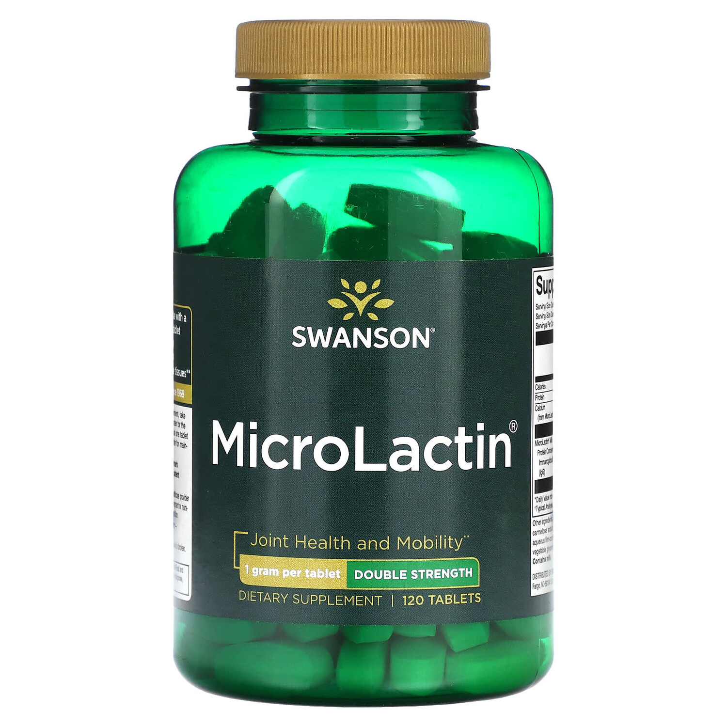 

MicroLactin, двойная сила действия, 1 г, 120 таблеток, Swanson