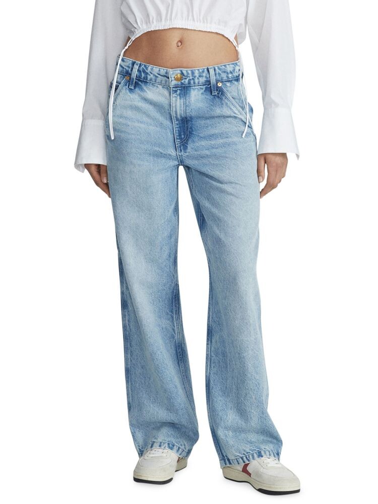 

Широкие джинсы Sid Carpenter Rag & Bone, цвет Kona Blue