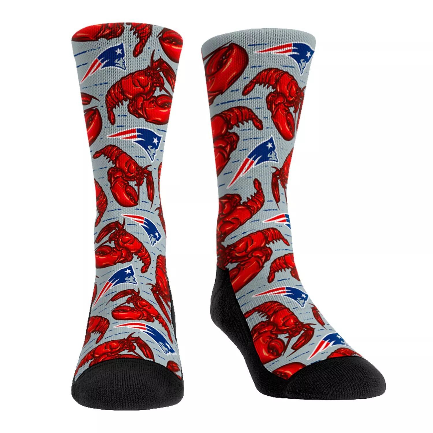 

Молодежные носки Rock Em Носки New England Patriots Localized Food Crew Unbranded