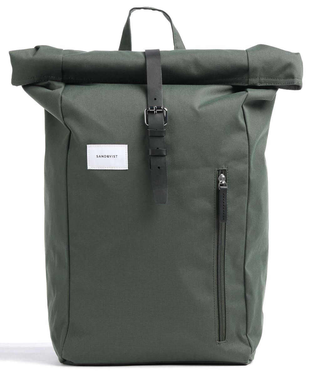 Рюкзак Ground Dante Rolltop 16 дюймов из переработанного полиэстера Sandqvist, зеленый