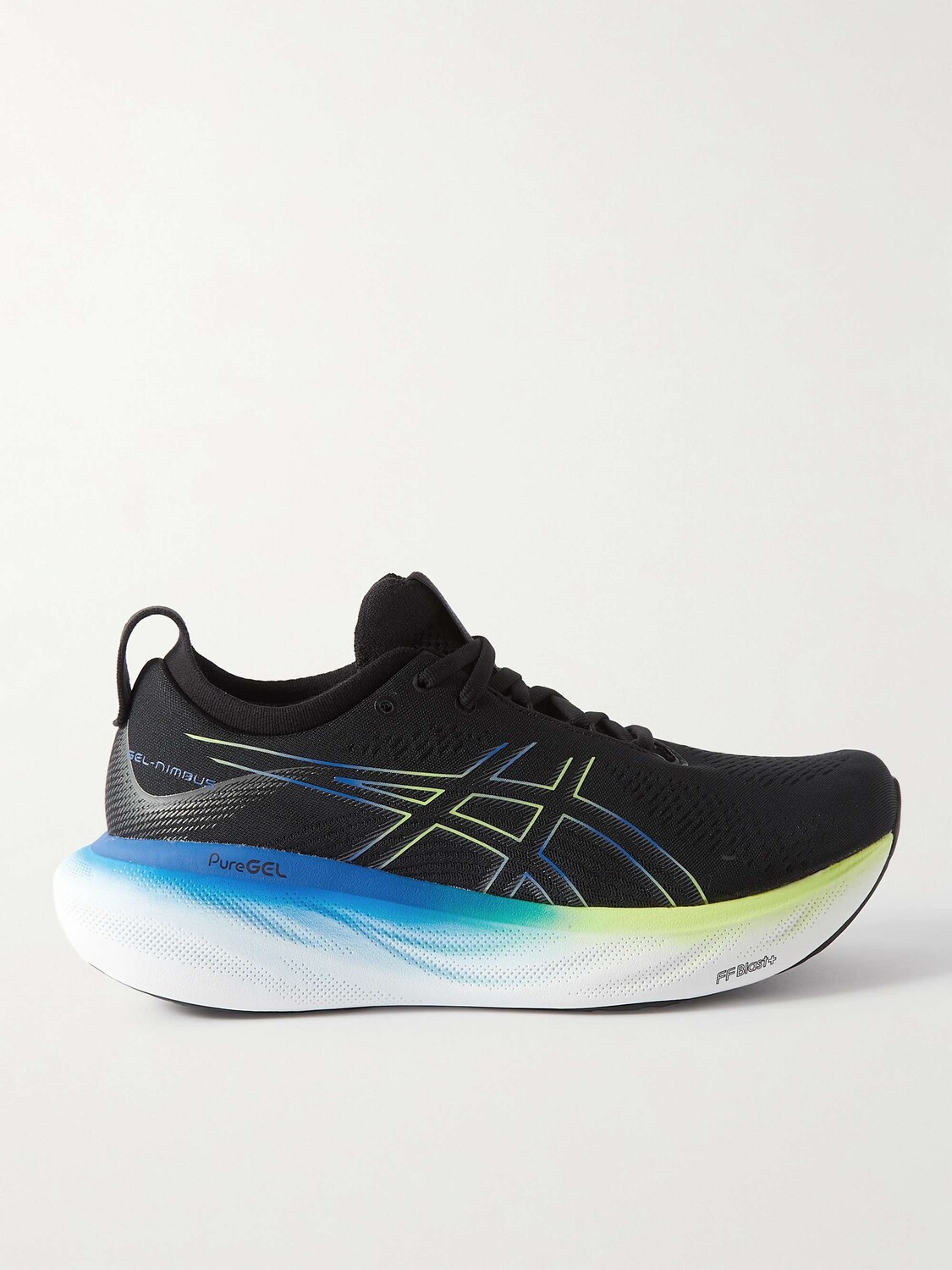 

Кроссовки GEL-NIMBUS 25 с сетчатой прорезиненной отделкой ASICS, черный