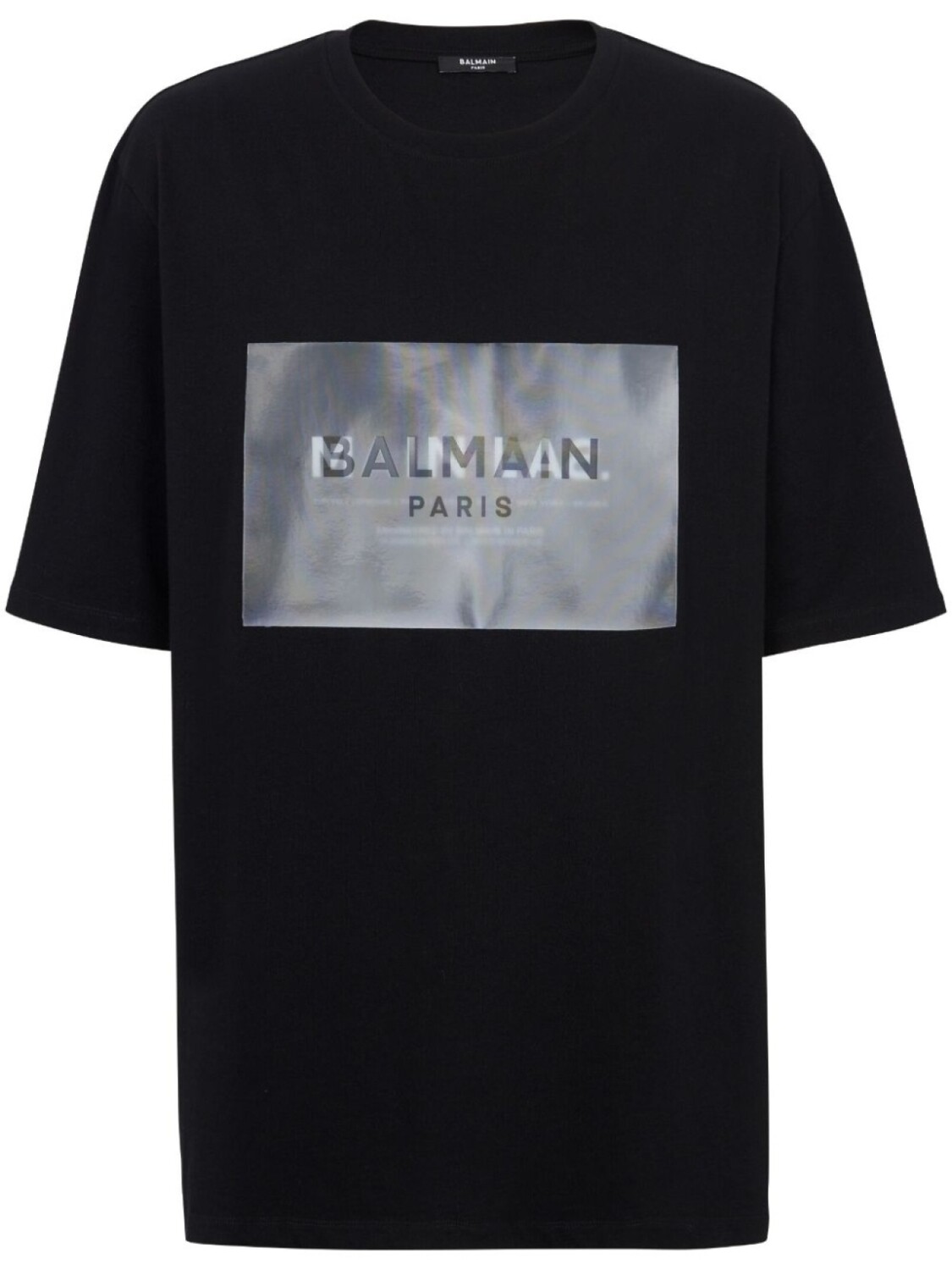 

Balmain футболка Main Lab Hologram, черный