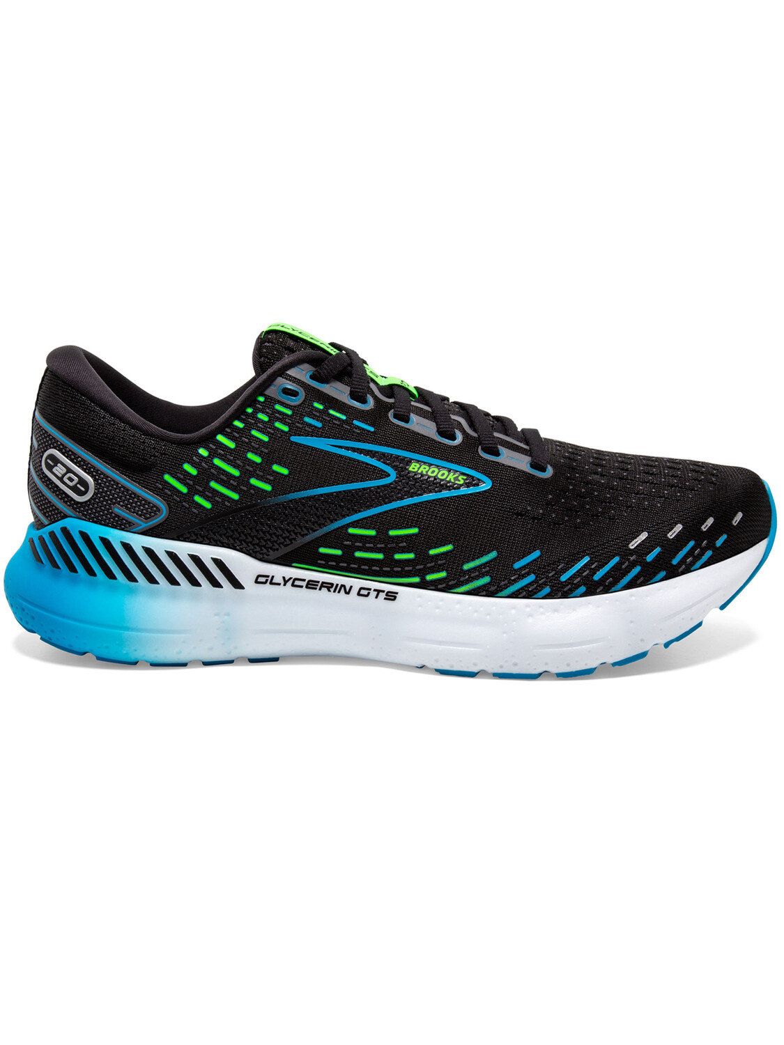 Brooks Glycerin GTS 20 Мужские, голубой/черный