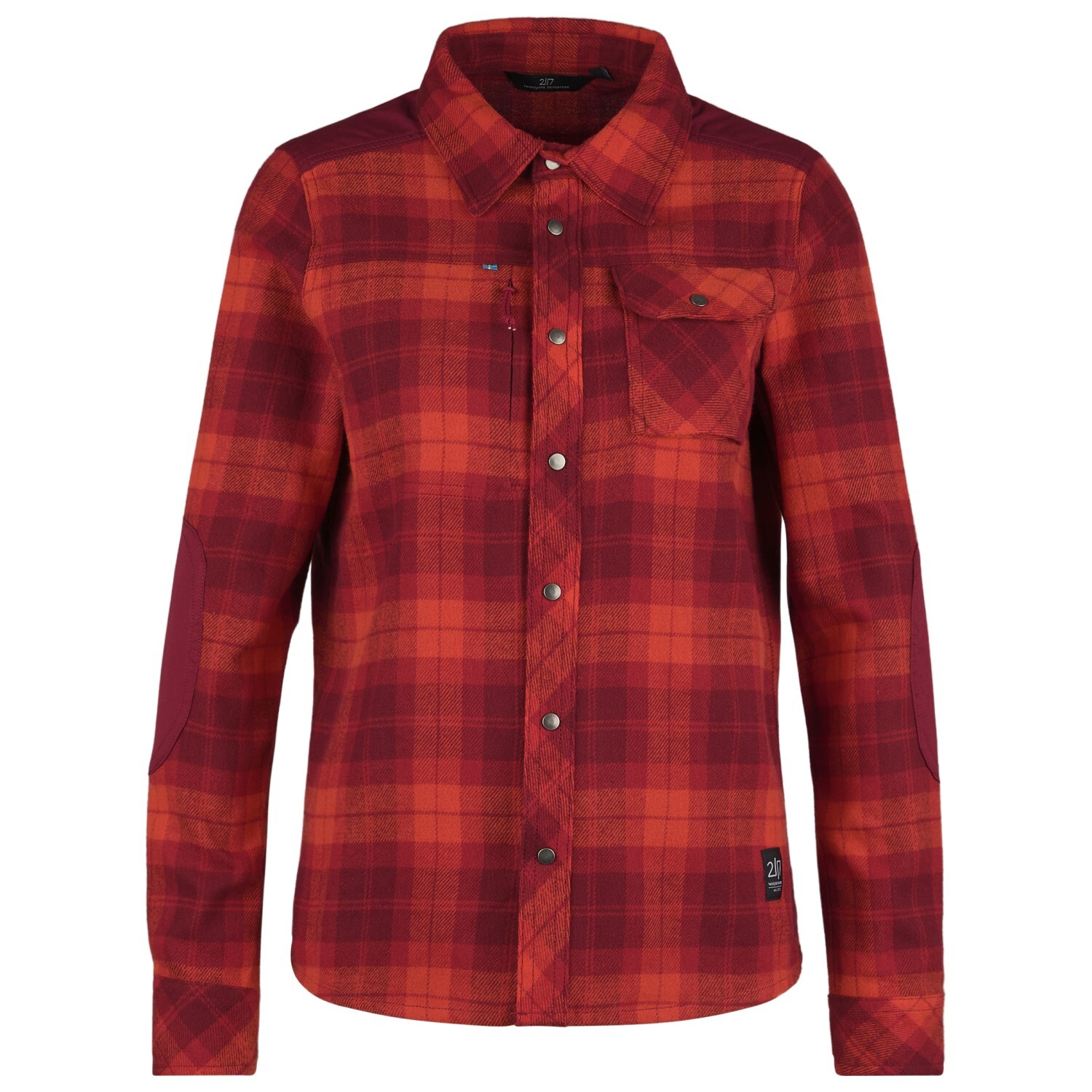 

Рубашка 2117 Of Sweden Women's Eco Flannel Shirt Sveg, цвет Wine Red