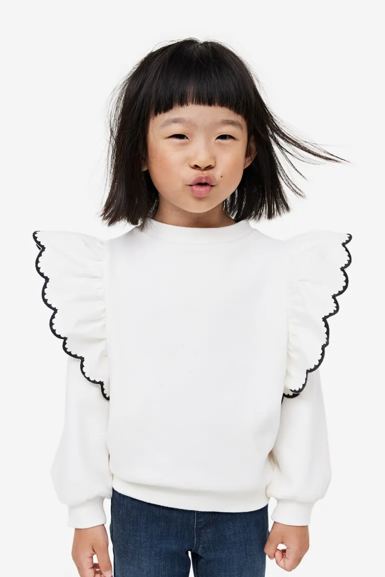 

Расклешенные джинсы суперстрейч H&M, синий