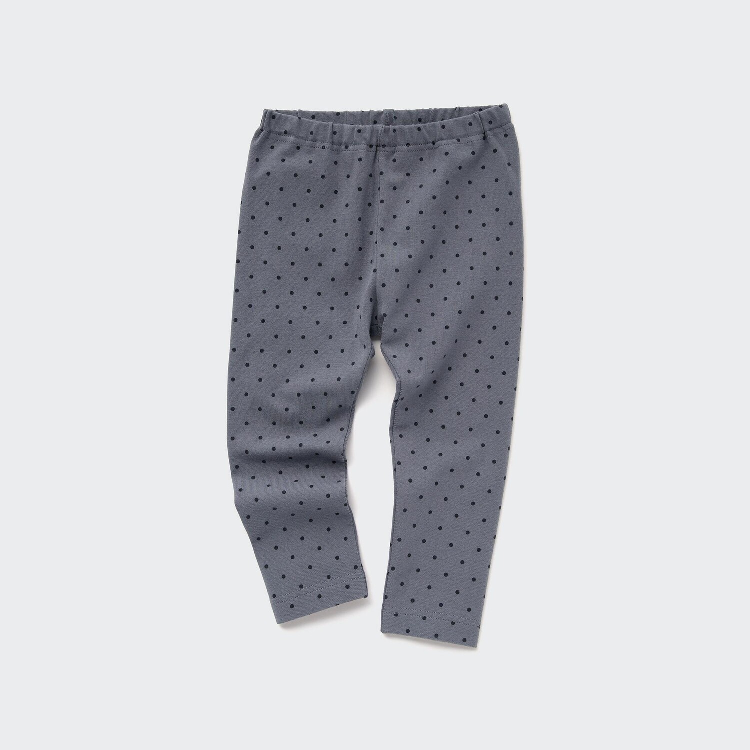 

Леггинсы из эластичного хлопка в горошек для малышей Uniqlo, серый