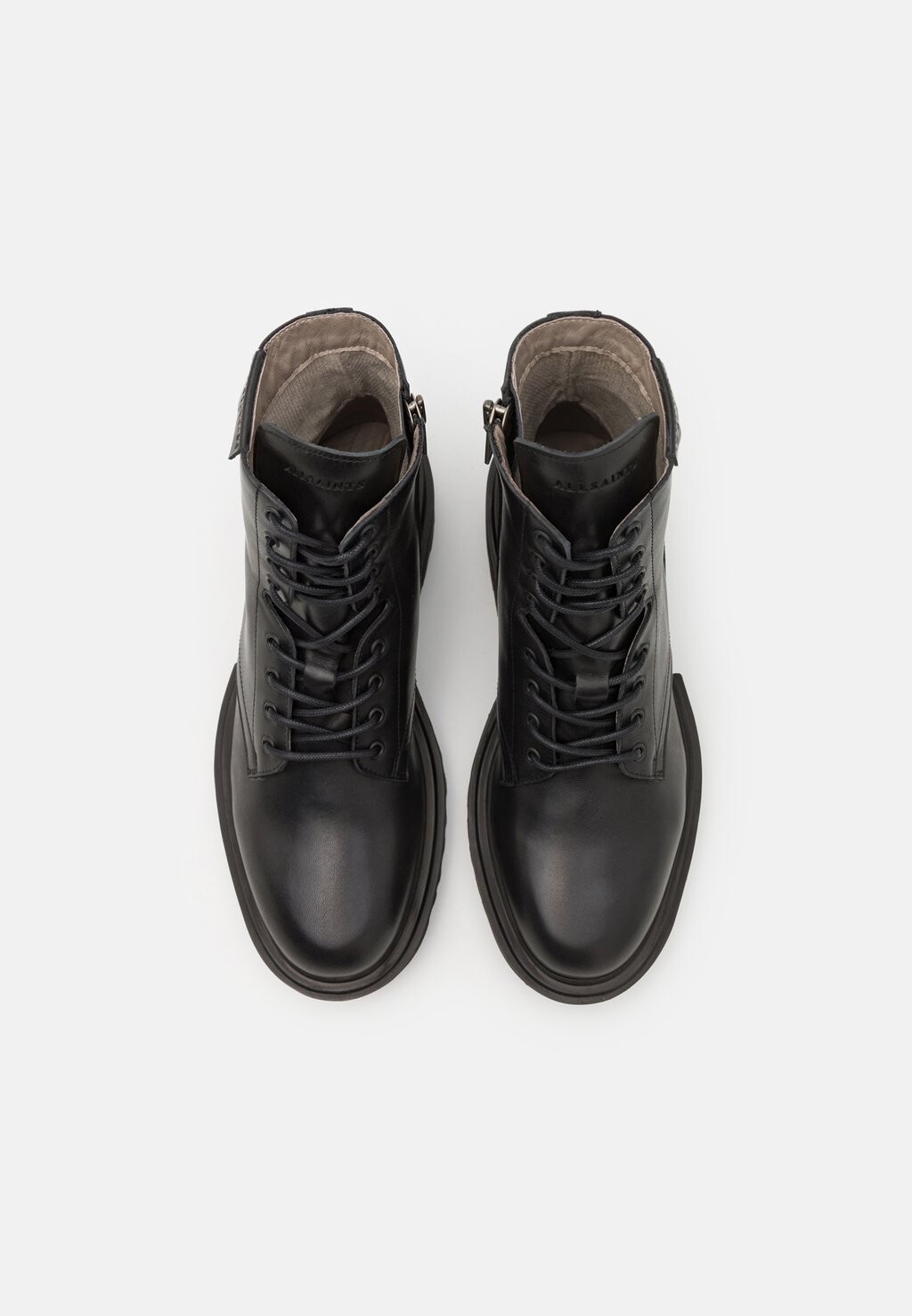 

Ботильоны на шнуровке VAUGHAN BOOT AllSaints, черный