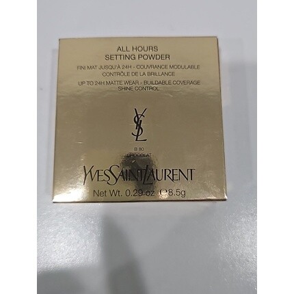 

Yves Saint Laurent Пудра для фиксации All Hours B80 Шоколад, 0,29 унции/8,5 г, новая в коробке Ysl