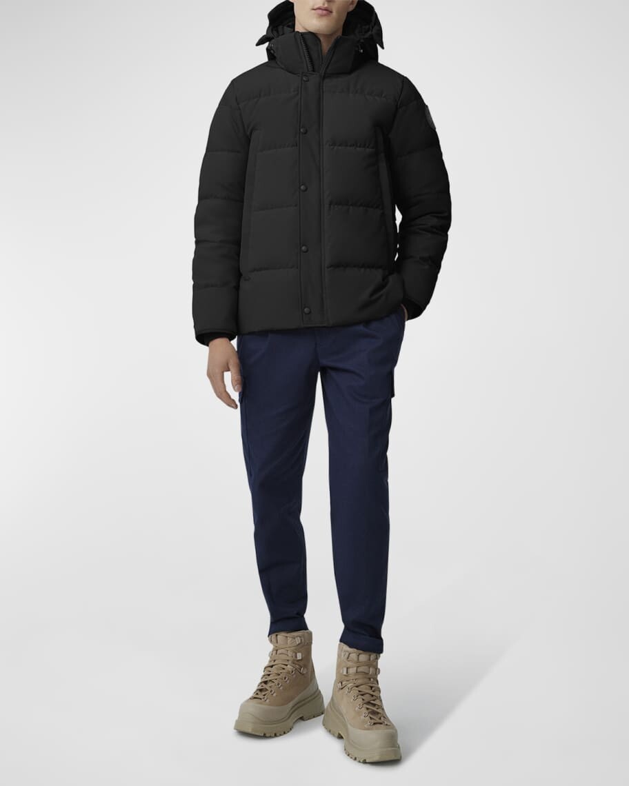 

Мужская тональная пуховая парка Carson Canada Goose, Черный