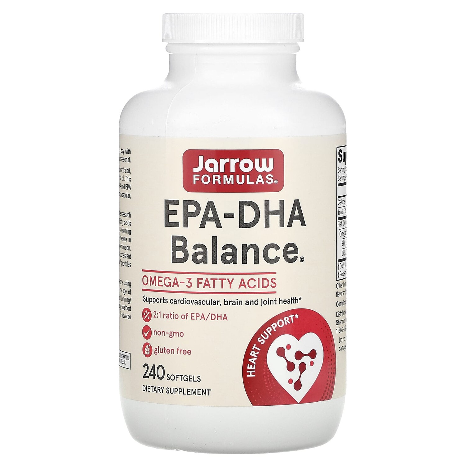 

EPA-DHA Balance, 240 мягких таблеток, Jarrow Formulas