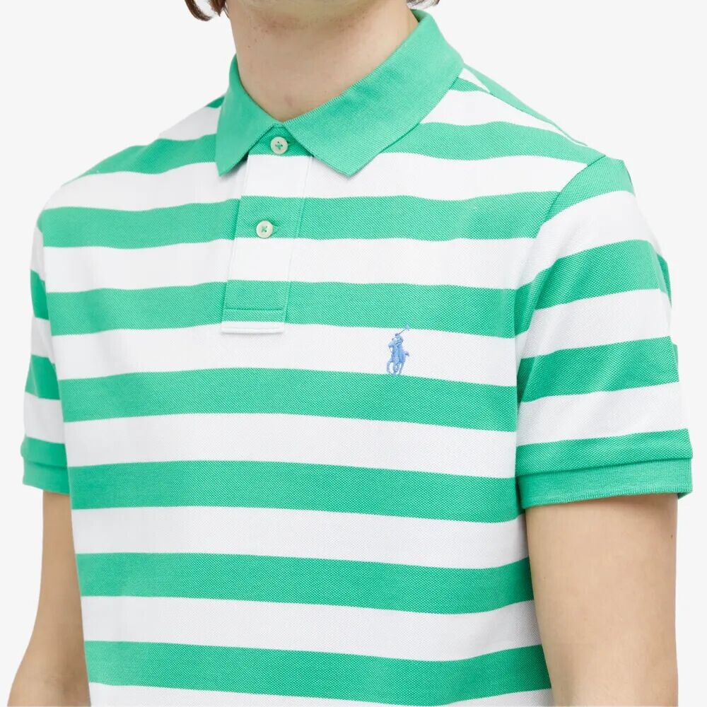 

Polo Ralph Lauren Рубашка поло с яркими полосками, зеленый