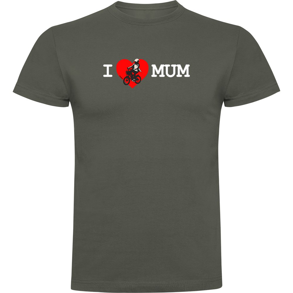 Футболка Kruskis I Love Mum, серый джемпер i love mum для будущей мамы 42 размер