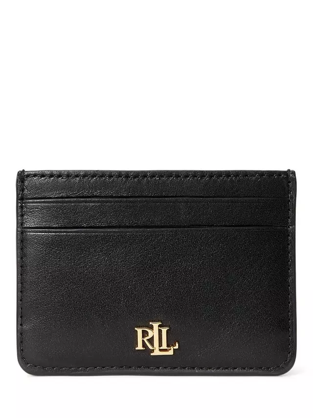 

Картхолдер Ralph Lauren Lauren Ralph Lauren Leather Slim, черный