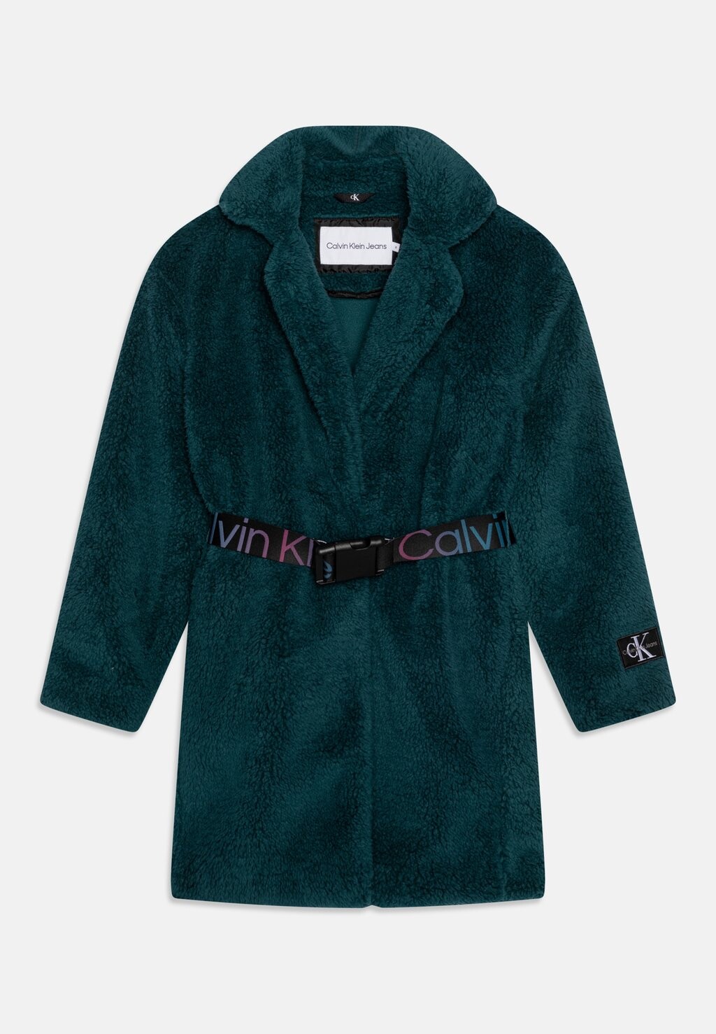 

Зимнее пальто LOGO BELT TEDDY COAT Calvin Klein Jeans, цвет atlantic deep