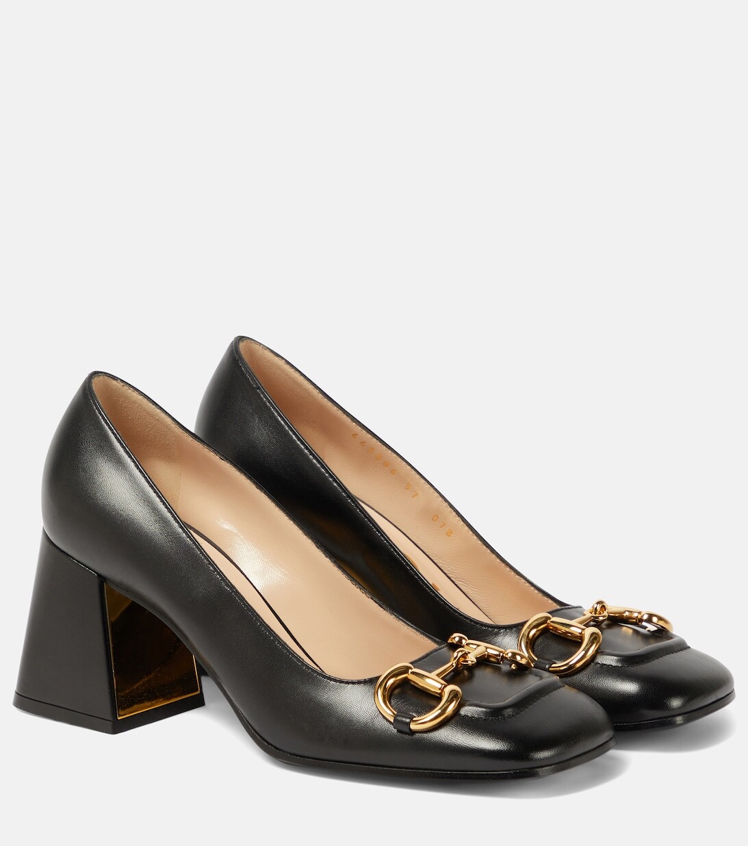 

Туфли-лодочки Horsebit Gucci, черный