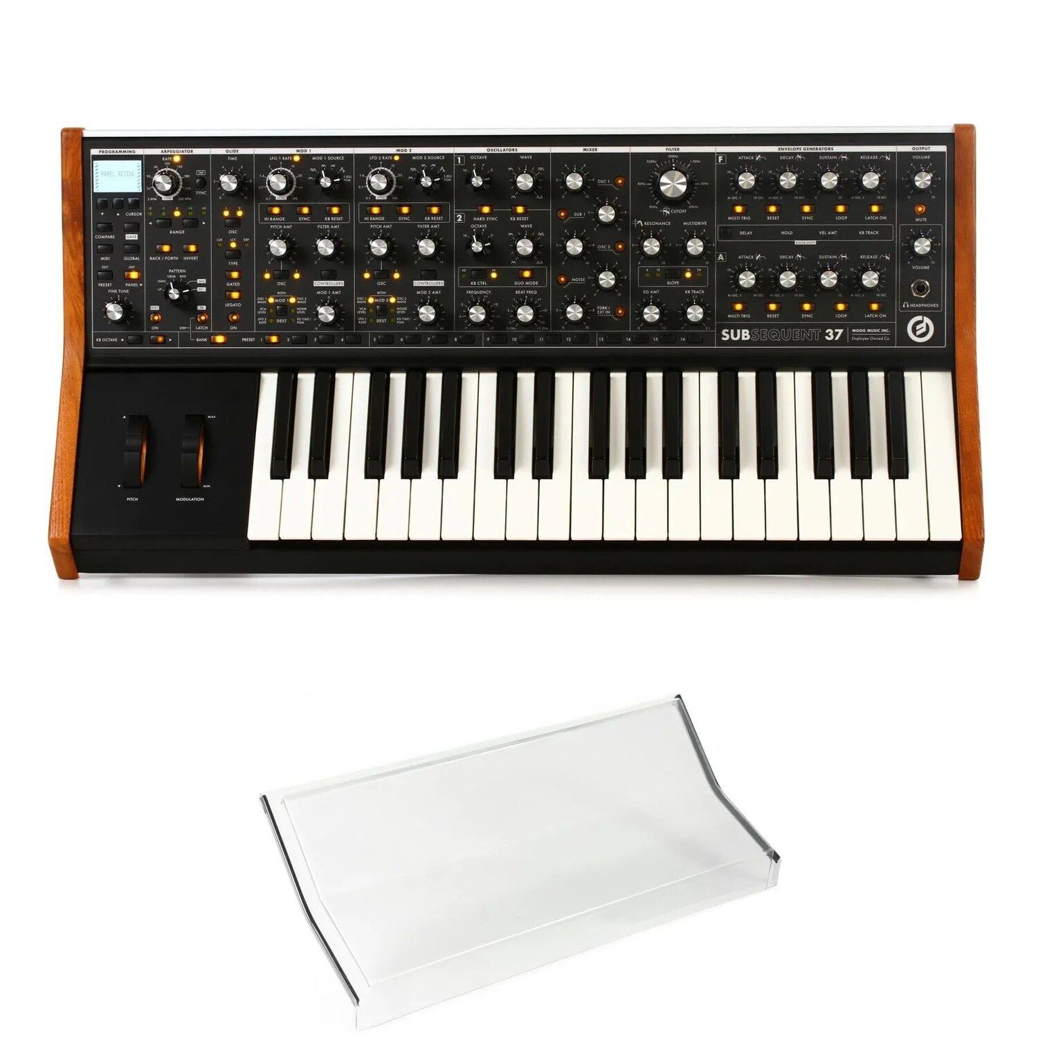 

Аналоговый синтезатор Moog Follow 37 с крышкой Decksaver