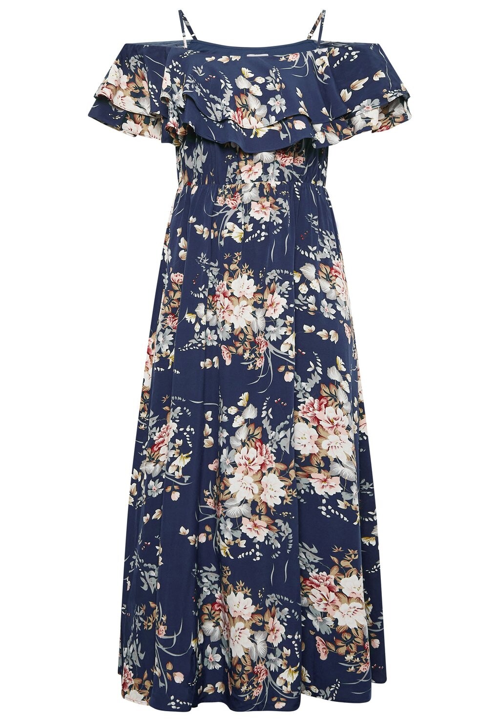 

Длинное платье Yours Clothing, синий