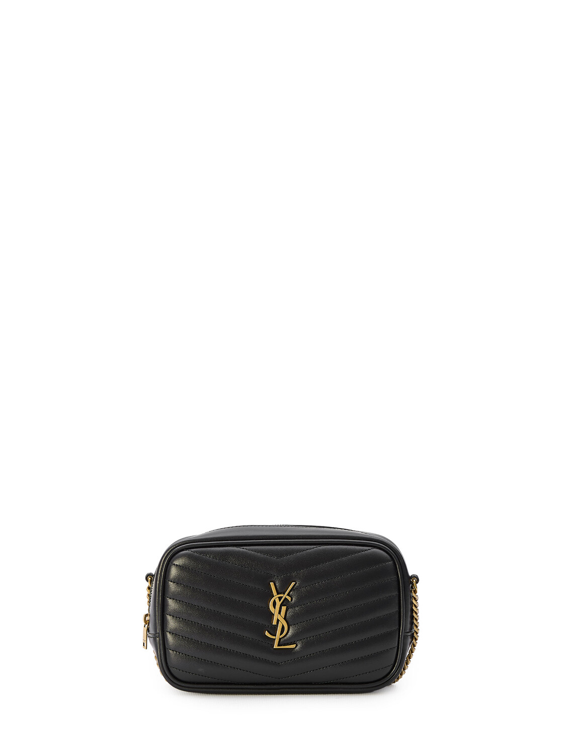 

Мини сумка Saint Laurent Lou, черный