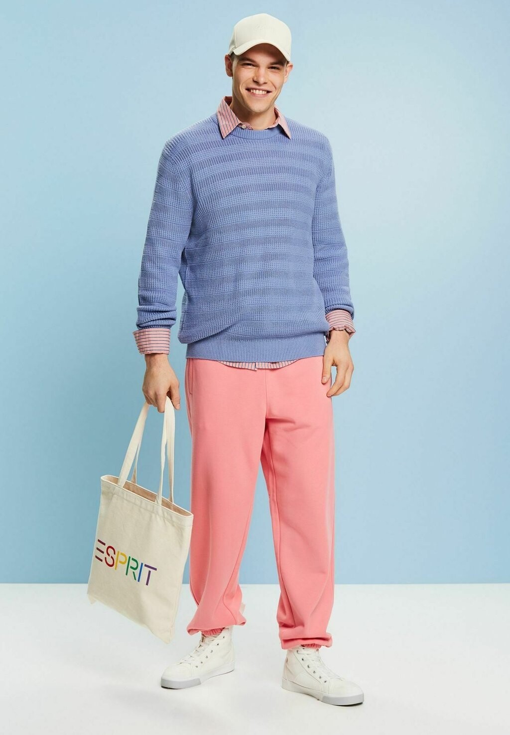 

Свитер Esprit, голубой лавандовый, Синий