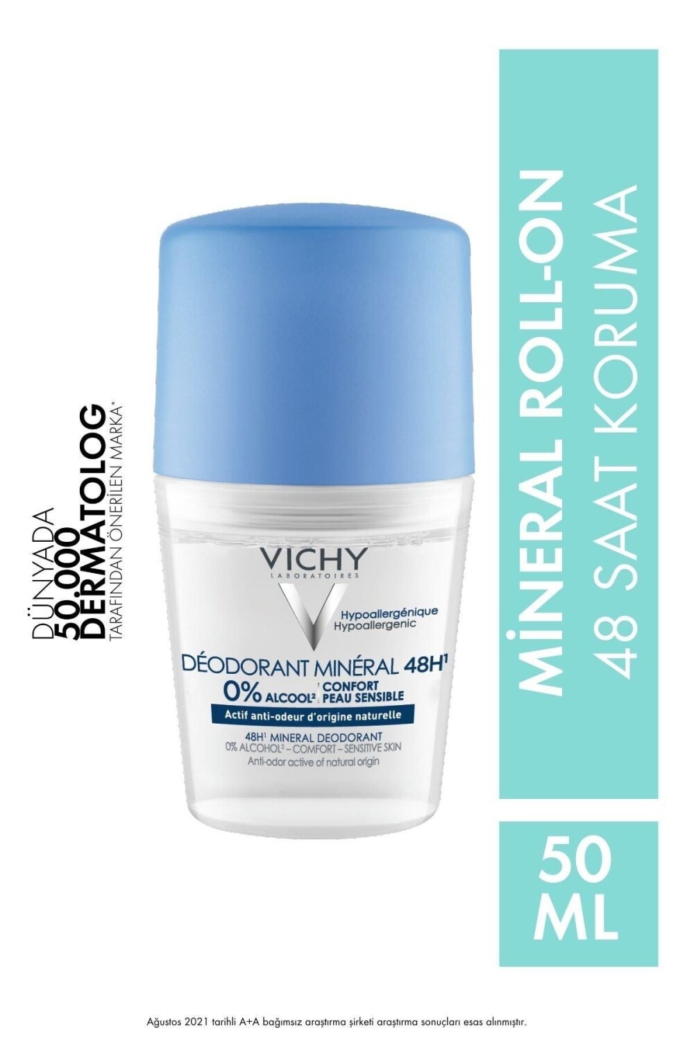 

Шариковый дезодорант Vichy 48 часов эффективный минеральный 50 мл
