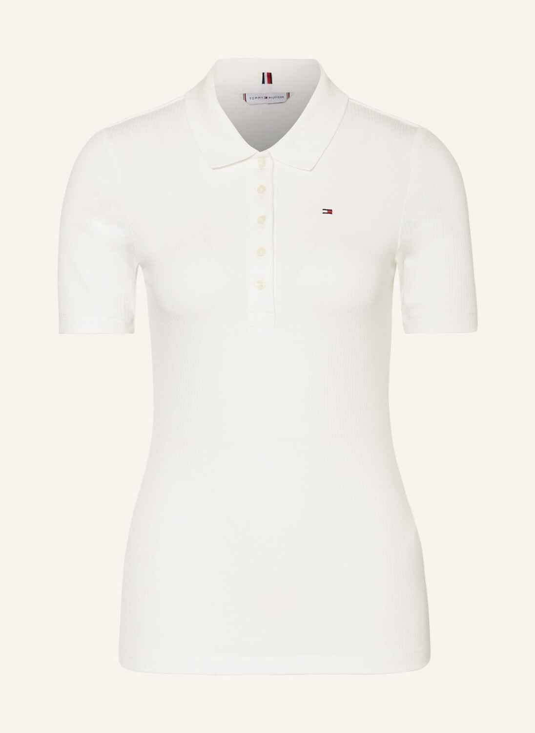

Рубашка поло TOMMY HILFIGER Jersey, экру