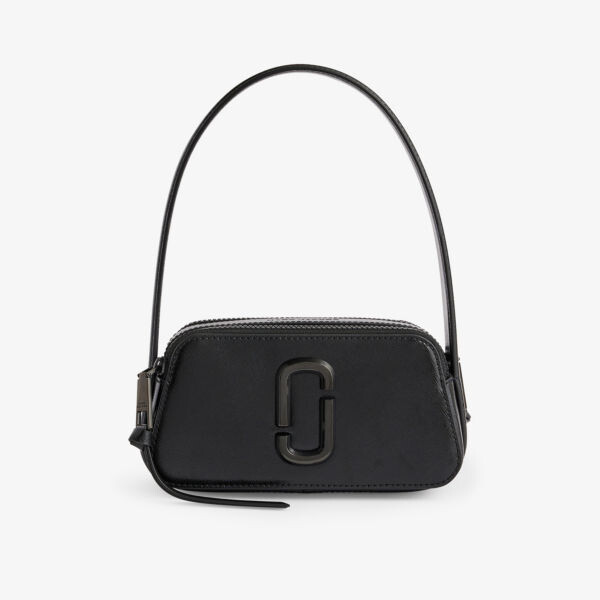 

Кожаная сумка через плечо Snapshot Slingshot Marc Jacobs, черный