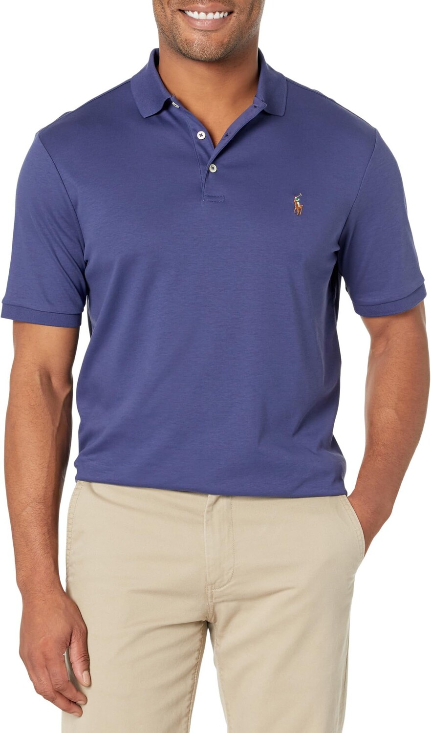 

Рубашка-поло Classic Fit Soft Cotton Polo Shirt Polo Ralph Lauren, цвет Yellow 2