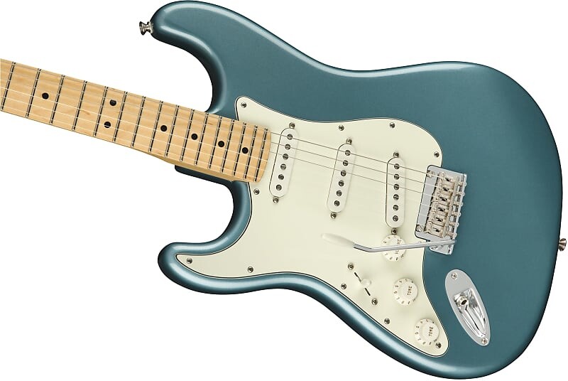 

Электрогитара Fender Player Left-Handed Stratocaster Electric Guitar, Maple Fingerboard, Tidepool