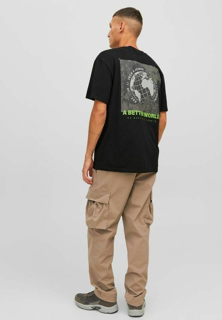 

Футболка с принтом Jack & Jones, черный