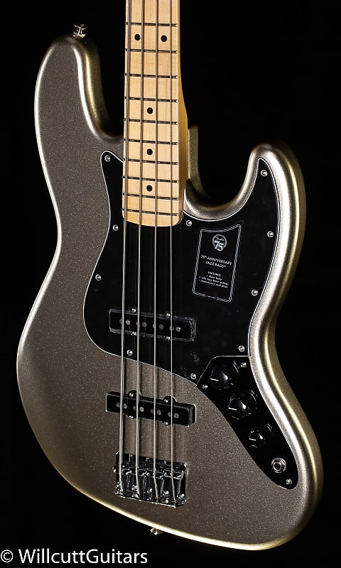 Басс гитара Fender 75th Anniversary Jazz Bass Maple Fingerboard Diamond Anniversary Bass Guitar-MX21524185-9.11 lbs