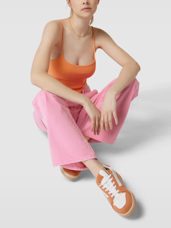 Джинсы с карманами модель CARPENTER Gina Tricot, розовый
