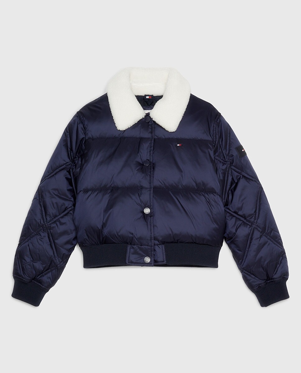 

Утепленная дубленка для девочки Tommy Hilfiger, синий