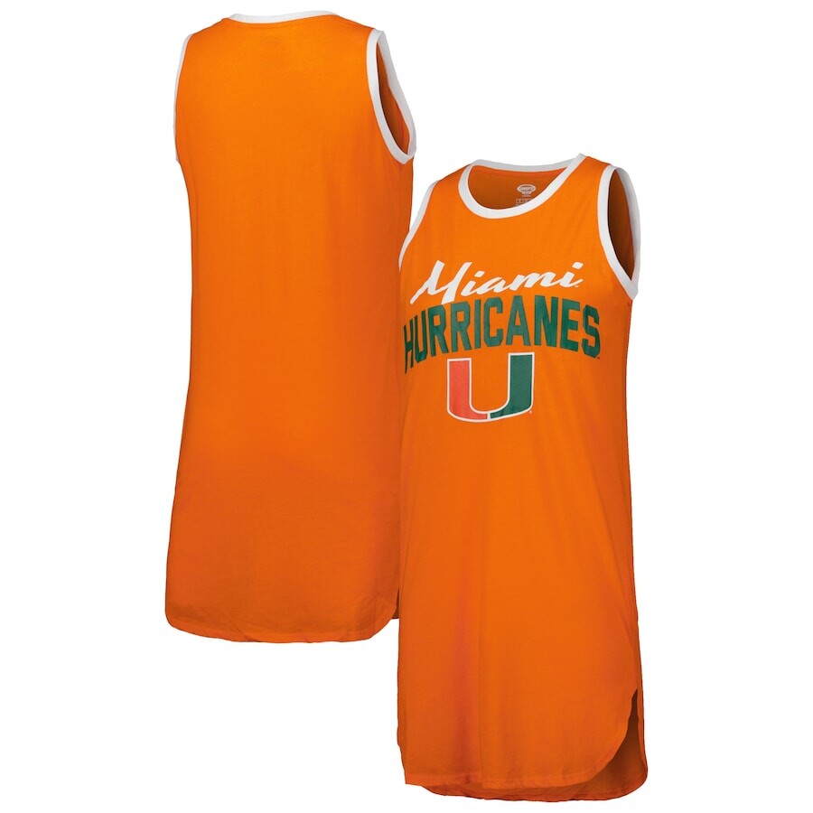 

Ночная рубашка Concepts Sport Miami Hurricanes, оранжевый