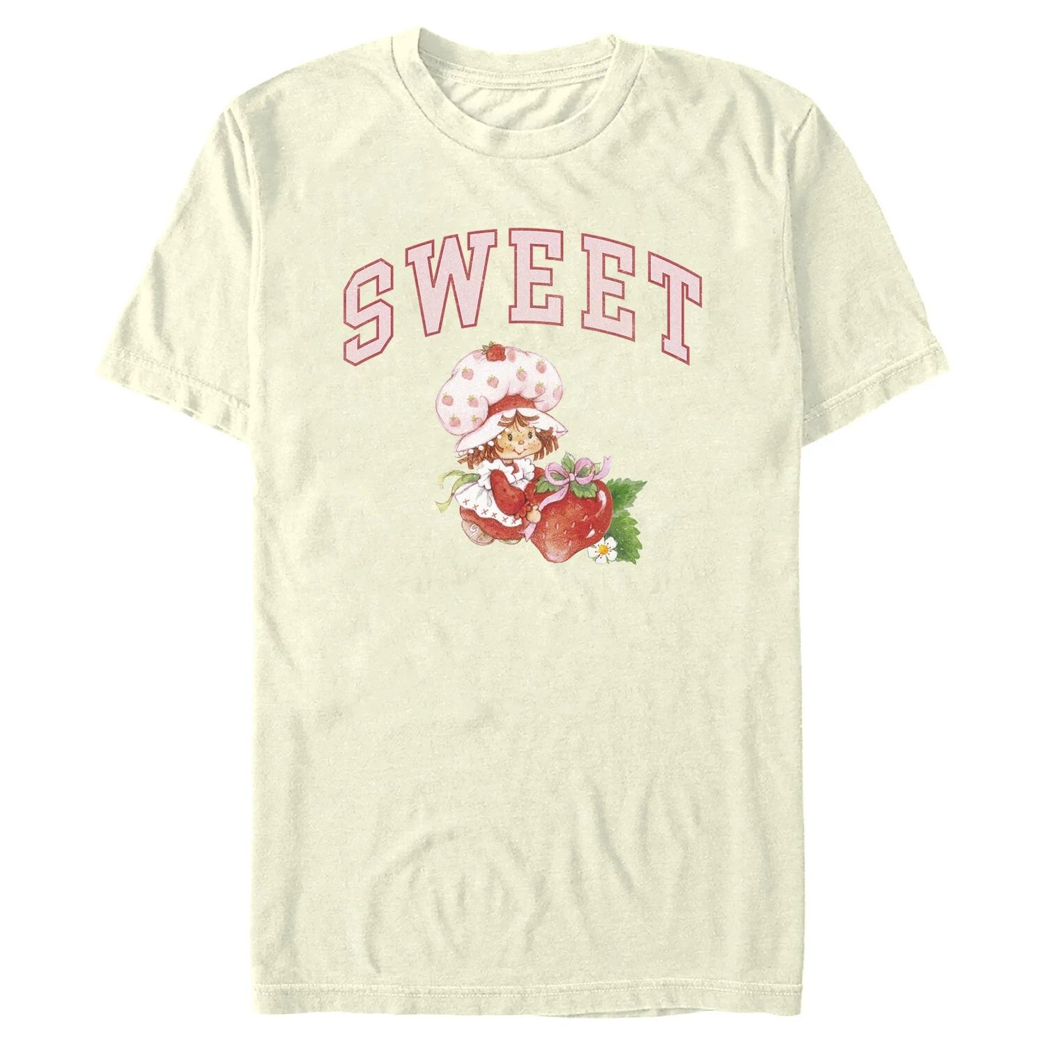 

Детская винтажная футболка с рисунком бойфренда «Sweet» Strawberry Shortcake Licensed Character