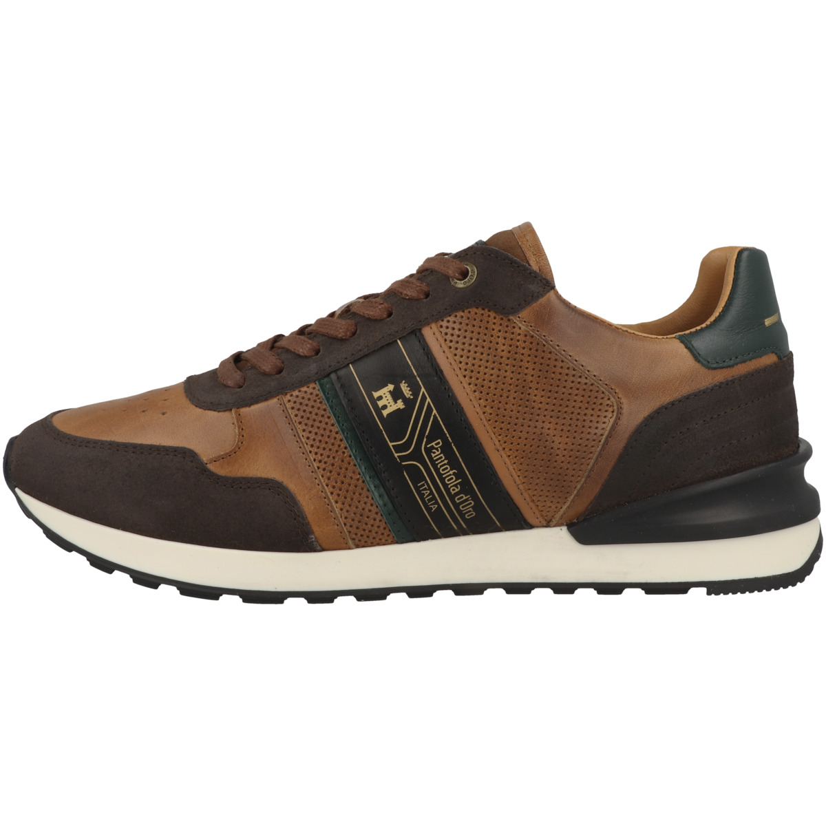 Низкие кроссовки Pantofola D'Oro low Ponte Runner Uomo Low, коричневый