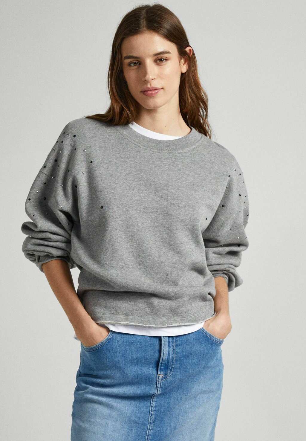 

Толстовка Pepe Jeans CAROLINE, цвет grey marl grey