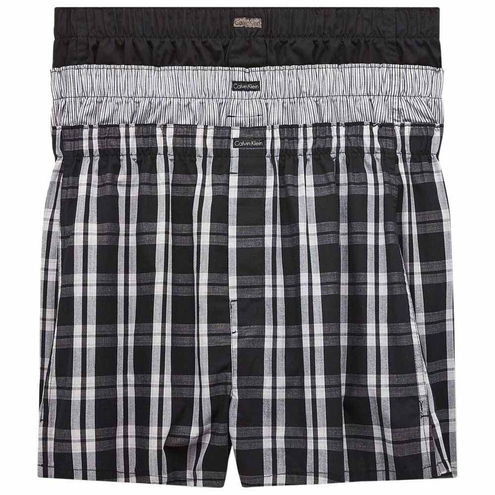 

Боксеры Calvin Klein Woven 3 шт, черный