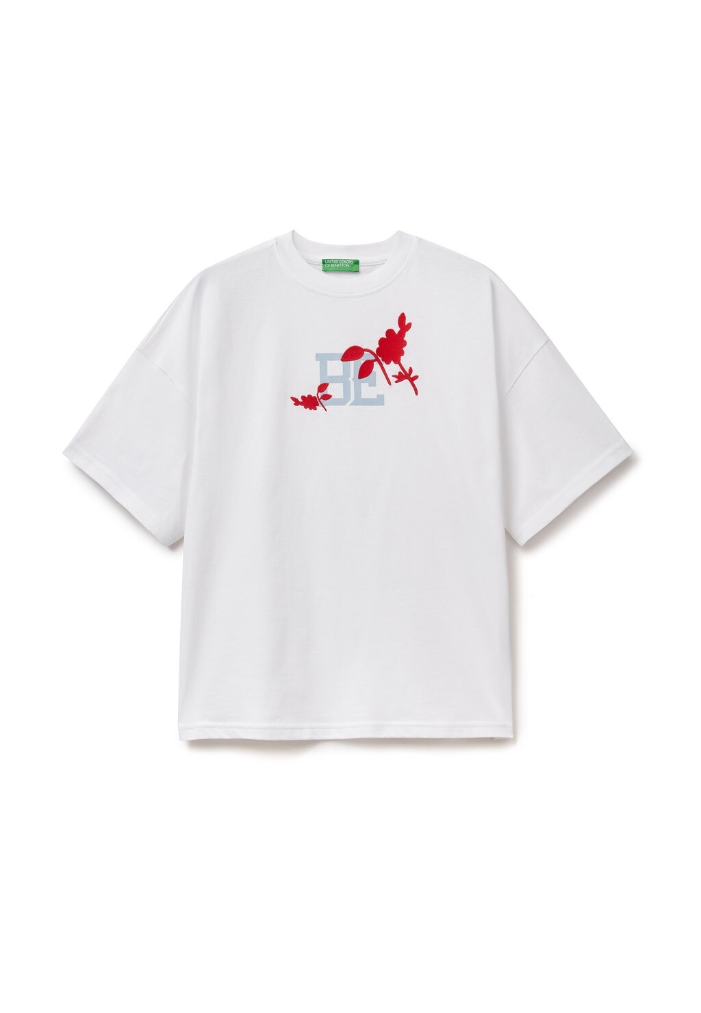 

Футболка с принтом United Colors of Benetton, белый