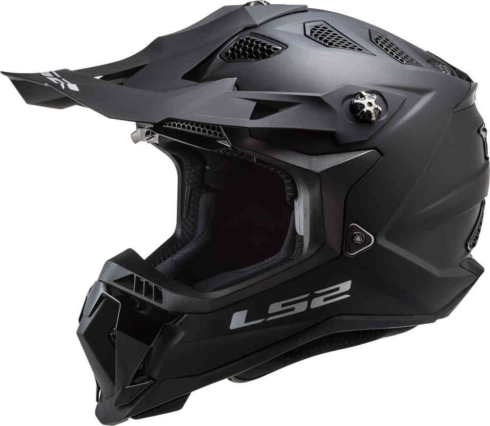 MX700 Subverter Evo II Твердый шлем для мотокросса LS2, черный мэтт твердый шлем vector ii ls2 черный мэтт